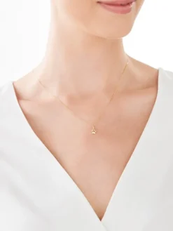 Złota zawieszka - łapka