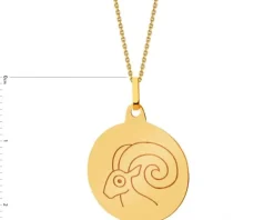 Złota zawieszka - Baran