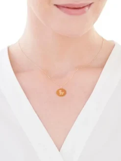 Złota zawieszka - Baran