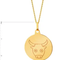 Złota zawieszka - Byk