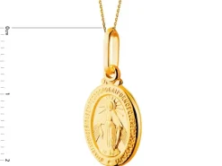 Złota zawieszka - Cudowny Medalik