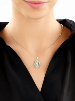 Złota zawieszka - Cudowny Medalik