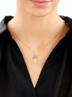 Złota zawieszka - drzewko