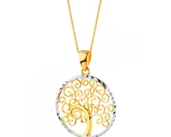 Złota zawieszka - drzewko