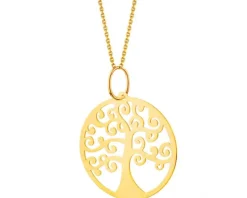 Złota zawieszka - drzewko