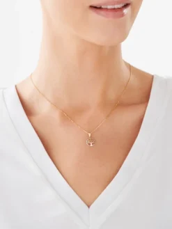 Złota zawieszka - drzewko