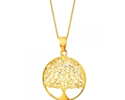 Złota zawieszka - drzewko