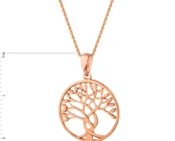 Złota zawieszka - drzewko