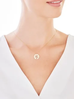 Złota zawieszka - drzewo