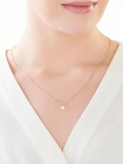 Złota zawieszka - gwiazda