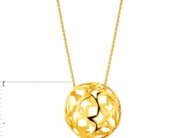 Złota zawieszka - Gwiazdki