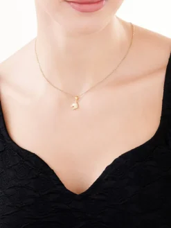 Złota zawieszka - koń