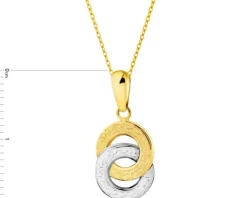 Złota zawieszka - koła