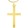 Złota zawieszka - krzyż