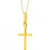 Złota zawieszka - krzyż