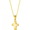 Złota zawieszka - krzyż