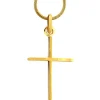 Złota zawieszka - krzyż