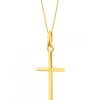 Złota zawieszka - krzyż