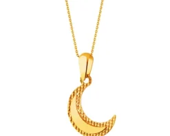 Złota zawieszka - Księżyc