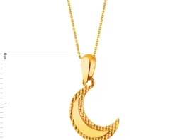 Złota zawieszka - Księżyc