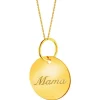 Złota zawieszka - mama
