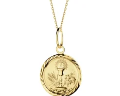 Złota zawieszka - medalik I Komunia Święta