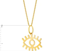 Złota zawieszka - oko