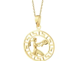 Złota zawieszka - Panna