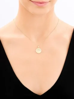 Złota zawieszka - rozeta