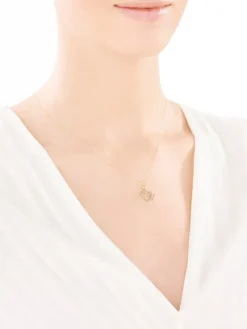 Złota zawieszka - serca