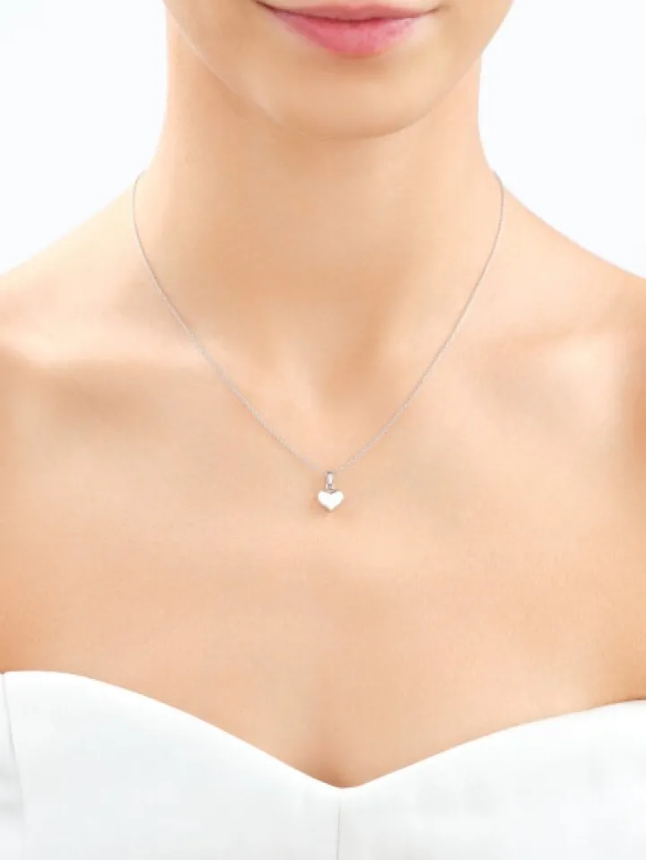 Złota zawieszka - serce