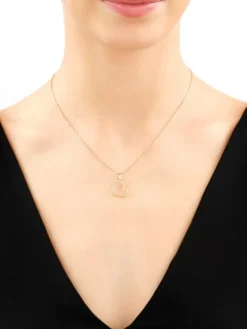 Złota zawieszka - serce