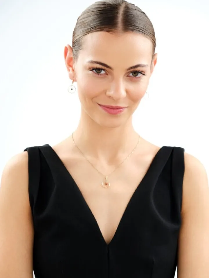 Złota zawieszka - serce