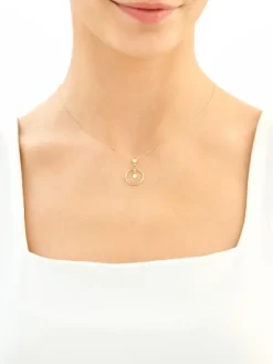 Złota zawieszka - serce