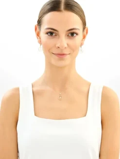 Złota zawieszka - serce