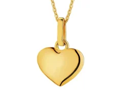 Złota zawieszka – serce