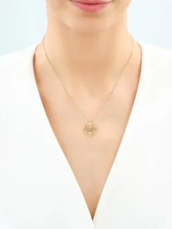 Złota zawieszka - serce