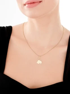 Złota zawieszka - serce