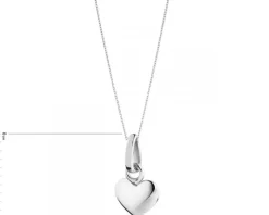 Złota zawieszka - serce