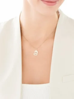 Złota zawieszka - serce