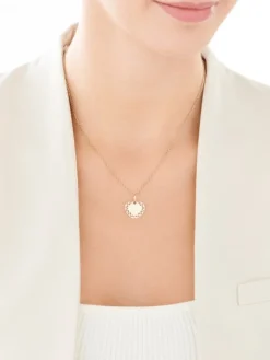 Złota zawieszka - serce