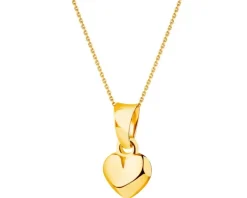 Złota zawieszka - serce