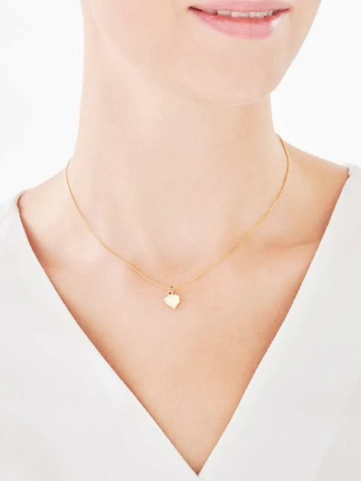 Złota zawieszka - serce