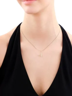 Złota zawieszka - serce