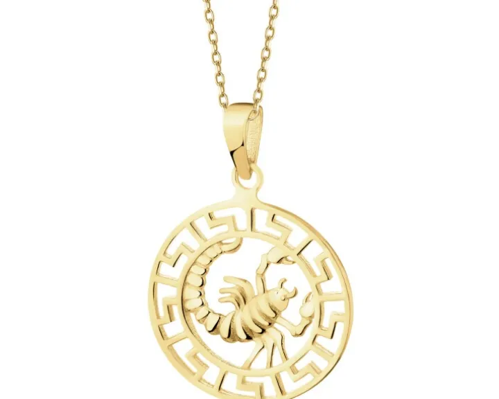 Złota zawieszka - Skorpion