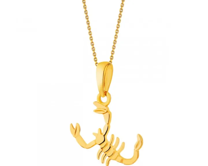 Złota zawieszka - Skorpion