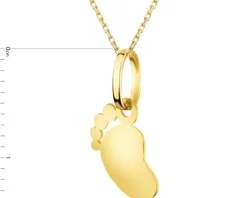 Złota zawieszka - stópka