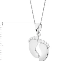 Złota zawieszka - stópki