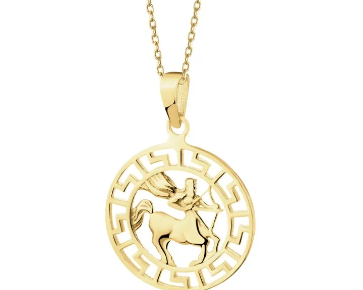 Złota zawieszka - Strzelec