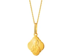 Złota zawieszka - szkaplerz